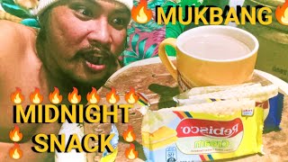 MUKBANG  REBISCO SANDWICH  HOT COFFE [upl. by Ruyle]