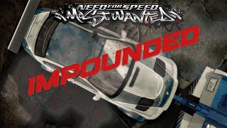 What happens if your only car gets impounded in NFS Most Wanted [upl. by Jeane]