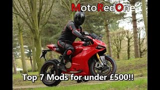 Best 7 Ducati 1199 Panigale mods for under £500 [upl. by Guglielma]