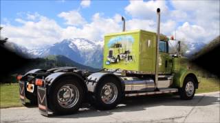 Kenworth w900a Herms To Alpe dhuzes France [upl. by Wenger]