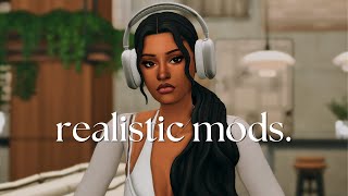 15 must have mods for realistic gameplay  the sims 4 [upl. by Lamrert]