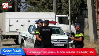 Marneulidə etiraz aksiyası keçirən sakinlər yolu bağlayıblar [upl. by Luckin]