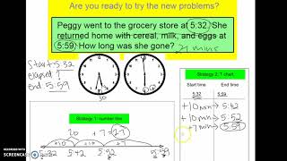 elapsed time within the same hour 3rd grade [upl. by Sanyu]