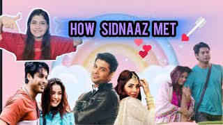 SidNaaz Cute Moments  How SidNaaz Met  Sidharth Shukla  Shehnaaz Gill sidnaaz [upl. by Margarete]