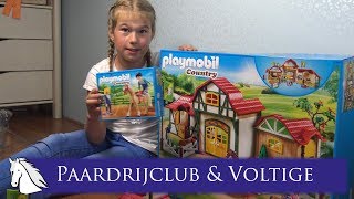 Review De PaardrijclubManege en Voltige team van PLAYMOBIL  Winactie  Hart voor Paarden [upl. by Ennalorac31]