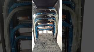 Installing 42U Network Rack  Patch Panel  Cable Management [upl. by Retxed]