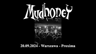 Mudhoney  Touch Me Im Sick Warszawa 20092024 [upl. by Rocco433]