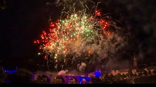 4K 1 Feuerwerk der Heidelberger Schlossbeleuchtung 03062023  Licht Feuer und tolle Stimmung [upl. by Sinne]