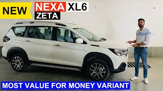 2022 New Suzuki XL6 Zeta Walkaround  VFM Variant  Car Quest [upl. by Derrik]