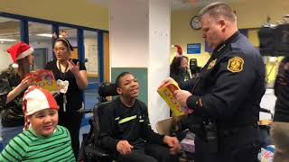 Presents From Police at The Childrens Institute  December 2018 [upl. by Basil]