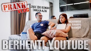 NYURUH SHELY BERHENTI YOUTUBE KITA LIHAT REAKSINYA [upl. by Landau599]