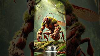 Troll and Frog Mutation 🐜🦋🐸🧬🦸 short animalfusion troll hybrid ytshorts animals ai art [upl. by Assenov]