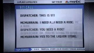 Drunk Calls 911 For Ride to Liquor Storewmv [upl. by Costanza272]