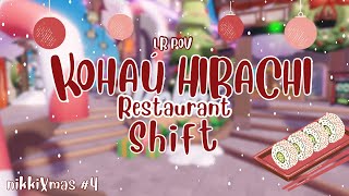 Kohaú Hibachi Restaurant  LR POV  nikkiXmas 4 [upl. by Alhahs861]