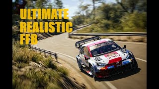 Ultimate Realistic FFB Settings EASports WRC Fanatec CSL DD 8nm [upl. by Htnicayh633]