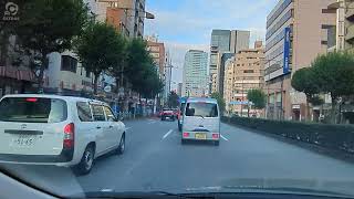 東京都 千代田区 神田神保町 神田神保町二丁目  Kanda Jinbocho 2chome Kanda Jinbocho Chiyoda  Tokyo  Driving in Japan [upl. by Busch]