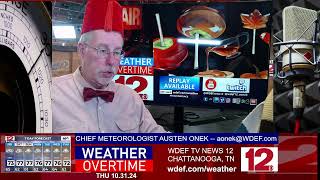 WDEFTV NEWS 12 WEATHER OVERTIME  THURSDAY OCTOBER 31 2024 [upl. by Uahc676]