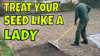 SIMPLE TOOLS for seeding a lawn  Its NOT TOO LATE to SEED your lawn [upl. by Sorensen]