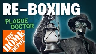 Plague Doctor Animatronic ReBoxing 2024 Home Depot [upl. by Cailly222]