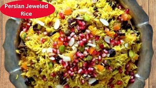 Master Art of Persian Cuisine Beginners Guide Homemade Jeweled Rice  MULTIRECIPIESANDCOOKERIES [upl. by Eimile730]