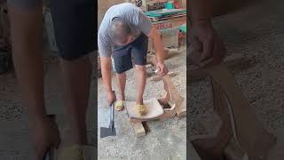 Wood saddle flap assembly process [upl. by Maryanne129]