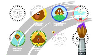 Colouring  Every Hey Duggee Alternative Badge  Part 5 [upl. by Aneeuqahs]