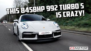 CRAZY 845 BHP CRAYON PORSCHE 992 TURBO S  porsche esmotoruk porsche911 911turbos [upl. by Roxine]