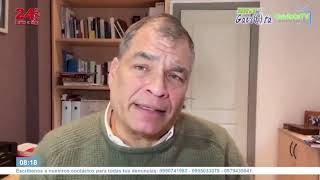 Entrevista a Rafael Correa en Radio Gaviota [upl. by Dnalyram970]