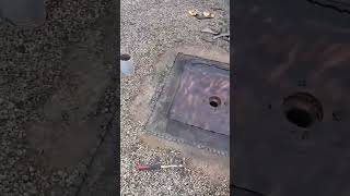 Installing lead on the roof drain [upl. by Toor]