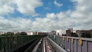 Métro de Toulouse  Ligne A  Parcours tronçon La Roseraie  Jolimont juillet 2007AVI [upl. by Walworth]