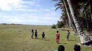 Airplane landing in Ailinglaplap Marshall Islands [upl. by Haidebej]