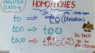 04th English UP Understanding Homophones and how to use them in a sentence [upl. by Anahcar]