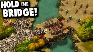 ONE BRIDGE vs MASSIVE ZOMBIE HORDE  They Are Billions 28 Years Later Custom Map Gameplay [upl. by Pomeroy]