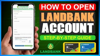 HOW TO OPEN LANDBANK ACCOUNT ONLINE [upl. by Muns289]