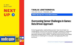 Overcoming career challenges in games data driven approach [upl. by Kellina401]