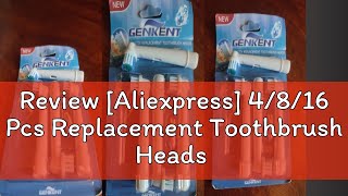 Review Aliexpress 4816 Pcs Replacement Toothbrush Heads Compatible with OralB Braun Profession [upl. by Wilsey]