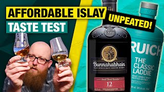 UNPEATED Islay Scotch Bruichladdich Classic Laddie vs Bunnahabhain 12 [upl. by Assirahs]