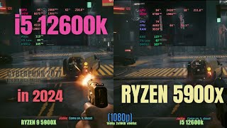 I5 12600k vs Ryzen 5900x in 2024 [upl. by Ricca]