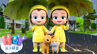 Rain Rain Go Away song  more Nursery Rhymes amp Kids Songs ☂️ HeyKids [upl. by Ahseik6]