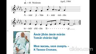 Песня Шри Чинмоя quotAmar Jiban Amar Maranquot [upl. by Merwyn178]