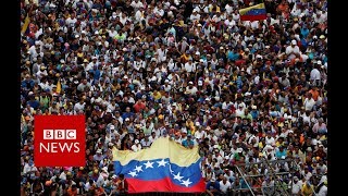 Venezuela protests Four dead ahead of mass protest  BBC News [upl. by Pillow]