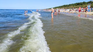 Krynica Morska plaża 23082023 zobacz jaka woda krynicamorska plaża wakacje2023 [upl. by Timmi]