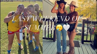 Last weekend of summer vlog 🤍 [upl. by Madonna604]