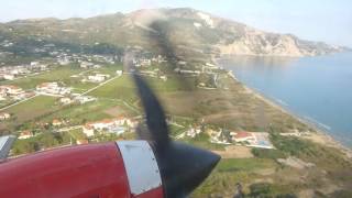 Takeoff from Zakynthos in a Sky Express Jetstream 41 [upl. by Fitz]