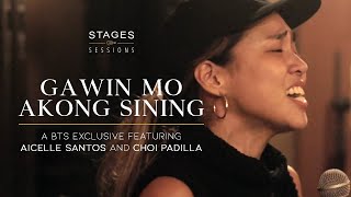 BTS Exclusive Aicelle Santos amp Choi Padilla  quotGawin Mo Akong Siningquot from quotHimala Isang Musikalquot [upl. by Katusha]