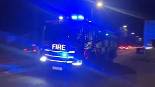 FIRST CATCH Norfolk Fire amp Rescue  New Sprowston N29P1 Scania P320 RP Responding to an Incident [upl. by Decca660]