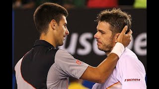 Stan Wawrinka vs Novak Djokovic  Australian Open 2014 Quarterfinal Highlights [upl. by Shawna794]