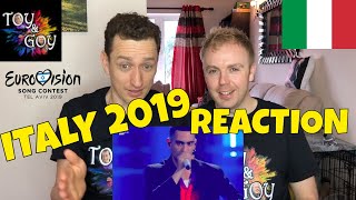 Mahmood  Soldi  Reaction  Eurovision 2019 [upl. by Rosenberger748]