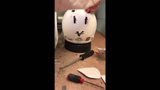 Arai RX7V Helmet Initial Preparation by Rage Designs [upl. by Namwob620]