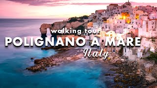 POLIGNANO A MARE 🇮🇹 ITALY 🇮🇹 PUGLIA 🇮🇹 WALKING TOUR 4K [upl. by Ellehcit]